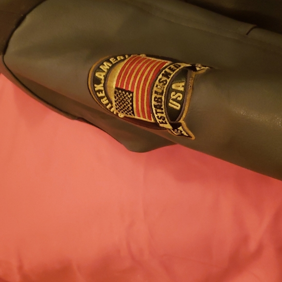 Avirex Leather Jacket Vintage size 3T ( kids) - Picture 4 of 11